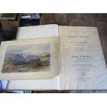 UNFRAMED WATERCOLOUR DEPICTING A LAKE SCENE, UNSIGNED, POSSIBLY BY DAVID COX.