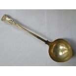 LARGE VICTORIAN HALLMARKED SILVER LADLE,