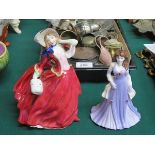 ROYAL DOULTON FIGURE- AUTUMN BREEZES,