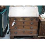 ANTIQUE MAHOGANY FALL FRONT WRITING BUREAU