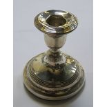 HALLMARKED SILVER CANDLE STAND,