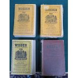 WISDEN CRICKETERS' ALMANACK 1947, 1948,