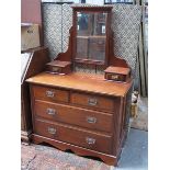 MAHOGANY DRESSING TABLE