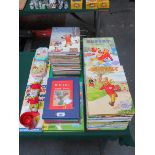 LARGE QUANTITY OF VARIOUS RUPERT ANNUALS INCLUDING FIRST EDITIONS.