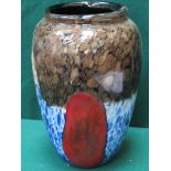 DECORATIVE MURANO STYLE ART GLASS VASE,