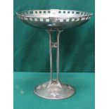 ART NOUVEAU STYLE SILVER PLATED STEMMED TAZZA/CENTRE PIECE,