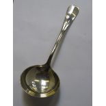 HALLMARKED SILVER LADLE, BIRMINGHAM ASSAY, DATED 1935,