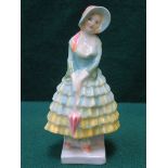 ROYAL DOULTON GLAZED CERAMIC FIGURE- PRISCILLA, M13,