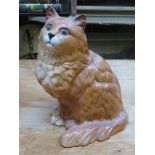 BESWICK GLAZED CERAMIC CAT,