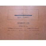 QUEEN ELIZABETH II MACHINERY LOG, VOYAGE NO.