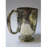 HALLMARKED SILVER TANKARD, SHEFFIELD ASSAY, DATED 1927,