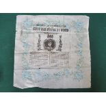 COMMEMORATIVE PAPER HANDKERCHIEF- SOUVENIR IN COMMEMORATION OF THE GREAT WAR MEETING BY WOMEN AT