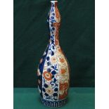ORIENTAL CERAMIC DOUBLE GOURD VASE WITH FLORAL DECORATION IN THE IMARI PALETTE,