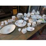 SUNDRY CERAMICS, PART TEASETS, ETC.