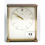 A Garrard brass mantle clock