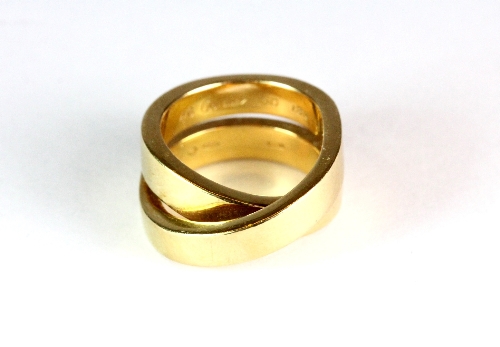 An 18ct gold Cartier twist ring (I)