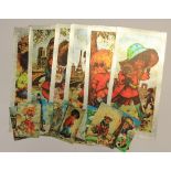 A quantity of 1970s Michel Thomas postcards and prints