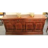 A Charles Barr reproduction sideboard, W 189cm