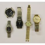 A bag of mixed watches