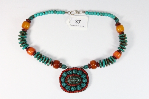 A Tibetan necklace