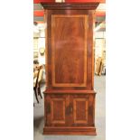 A tall Charles Barr reproduction cabinet, H 214cm x W 89cm