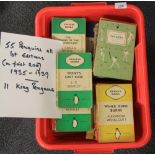 55 1st edition Penguin paperbacks 1935-1939 + 11 King Penguins