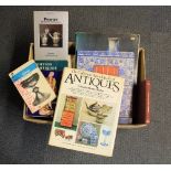 A box of antique collectors reference books