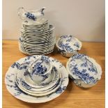 An extensive Victorian dinner service