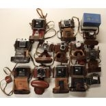 12 Vintage cameras
