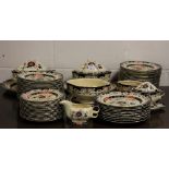 A very extensive 19th century Masons Ironstone dinner service.