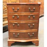A mahogany 4 drawer chest, W 51cm, H 70cm