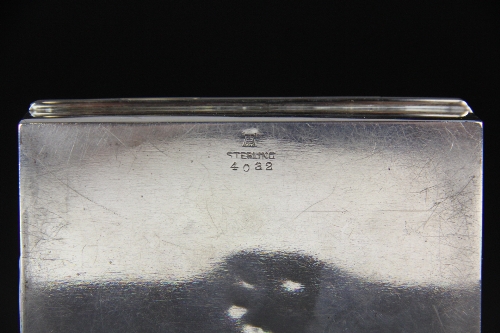 A Cartier sterling silver box, 10cm x 7cm x 3.5cm - Image 2 of 4
