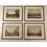 4 framed limited edition London prints, 53cm x 43cm