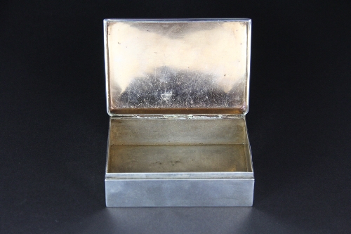 A Cartier sterling silver box, 10cm x 7cm x 3.5cm - Image 4 of 4