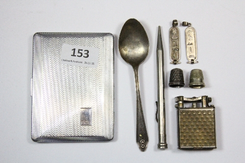 A quantity of silver and other items.