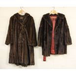 2 vintage mink coats