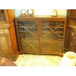 An Edwardian mahogany display cabinet, t