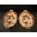 A pair of Masons Ironstone Mandalay serv