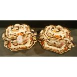 A pair of Masons Ironstone Mandalay twin