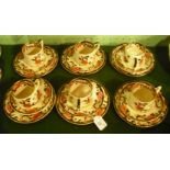 A set of six Masons Ironstone Mandalay t