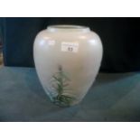 A Denby earthenware vase of ovoid form,