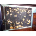 An Oriental (probably Japanese) screen,