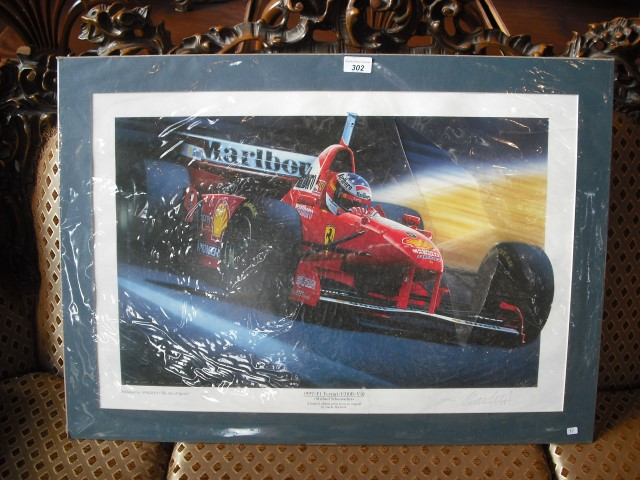After Gavin MacLeod, '1997. F1 Ferrari', signed in pencil and number 299/500, coloured