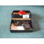 A boxed Webley MKIII Sports Starting Pistol, with instructions and a box of cartridges.