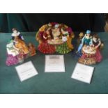 A Royal Worcester figural group 'Happy Family Reunion at Appleby Fair', limited edition 40/500,