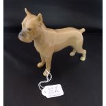 A Royal Copenhagen model of a boxer dog, circa 1950's, numbered 2212, 15cm.