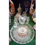 A quantity of glassware, to include: Mdina, Doulton International Crystal and others,