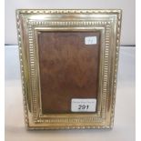 A modern silver photo frame, London hall