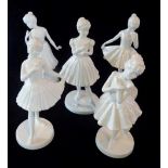 A collection of five Coalport limited edition figures, to include: 'The Sweetest Rose',