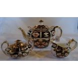 A large Royal Crown Derby Imari pattern teapot,